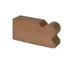 Кирпич облицовочный фигурный полнотелый Lode Brunis F20 гладкий, 250х120х65 мм