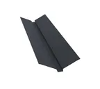 Планка ендовы верхней 115х30х115 0,45 Drap ST RAL 7024 мокрый асфальт