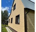 Виниловый сайдинг Docke Блок-Хаус D4.7T LUX под дерево Зрелый Каштан 3600×243