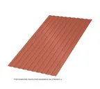 Профлист Металл Профиль C8 0.5 VikingMP® E RAL 8004 Коричневая медь B