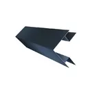 Планка угла внешнего сложная Кожуха сегментного 0,45 Drap с пленкой RAL 7024 мокрый асфальт