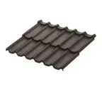 Модульная металлочерепица Aquasystem Стокгольм XXL 0,5 мм GreenCoat Pural Matt BT RR 32 MATT (т-коричневый)