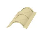 Планка конька круглого R110х2000 (ПЭ-01-1014-0.45)