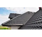 Металлочерепица Grand Line Kvinta plus 0,45 Drap RAL 7024 Мокрый асфальт