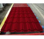 Металлочерепица Grand Line Монтеррей 0,45 Drap RAL 3005 Красное вино