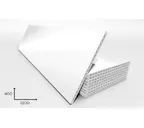 Керамогранитная плита FAVEKER GA20 для НФС, Blanco Brillo, 1200*400*20 мм
