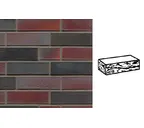 Кирпич клинкерный Muhr 25 Violettschwarz готик, 240х55х71 мм