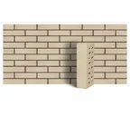 Кирпич клинкерный пустотелый ЛСР Лион кремовый Винтаж, М-300, 250х85х65 мм