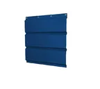 Софит металлический полная перфорация 0,5 Satin с пленкой RAL 5005 сигнальный синий