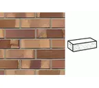 Кирпич клинкерный Muhr 08 KS Lachsrot Kohle Spezial рустик, 290х90х52 мм