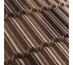Композитная черепица Метротайл (Metrotile) серия MetroClassic, цвет цедар-браун, 1330х410 мм