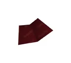 Планка ендовы нижней 300х300 0,7 PE с пленкой RAL 3005 красное вино
