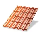 Металлочерепица Металл-Профиль Монтекристо-S 0,5 AGNETA® Copper/Copper/Медный/Медный