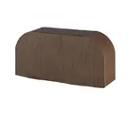 Печной кирпич радиусный полнотелый Lode Brunis F14 гладкий, 250х120х65 мм