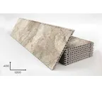 Керамогранитная плита FAVEKER GA16 для НФС, Rocks Gris, 1200*400*18 мм