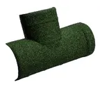 T-образный конек 205 Gerard полукруглый, пластик, 515 мм, forest green (131)