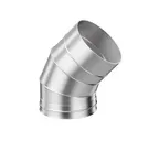 Колено 3-х секционное Металлик и Ко 135х150 AISI 430 0,80