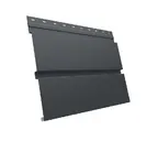 Металлический софит Квадро брус без перфорации 0,5 Satin Мatt RAL 7016 серый антрацит