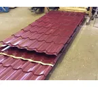 Металлочерепица Металл-Профиль Супермонтеррей 0,5 VikingMP® E RAL 3005 Красное вино