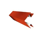 Планка угла внешнего сложная Кожуха сегментного 0,45 PE с пленкой RAL 2004 оранжевый