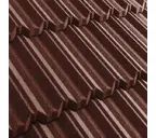 Композитная черепица Метротайл (Metrotile) серия MetroClassic, цвет бордо, 1330х410 мм