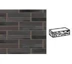 Кирпич клинкерный Muhr 15 Schwarz-bunt Edelglanz готик, 240х90х40 мм