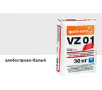 Цветной кладочный раствор quick-mix VZ 01.А алебастрово-белый зимний 30 кг