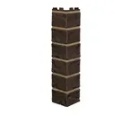 Наружный угол Vilo Brick Dark brown с фугой