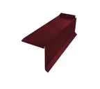 Планка торцевая сегментная 30мм Правая 0,5 Satin Мatt RAL 3005 красное вино